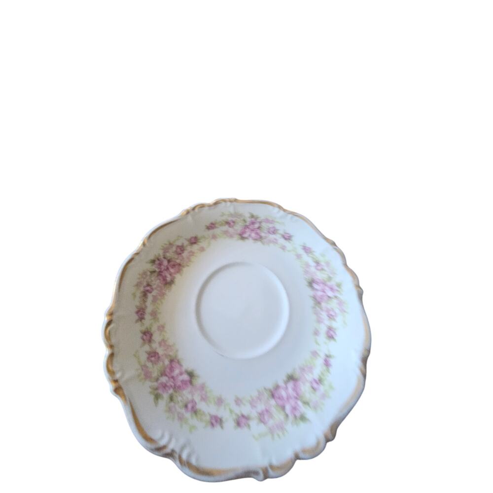 Grace China Dresden Rose 17315 saucers set of three